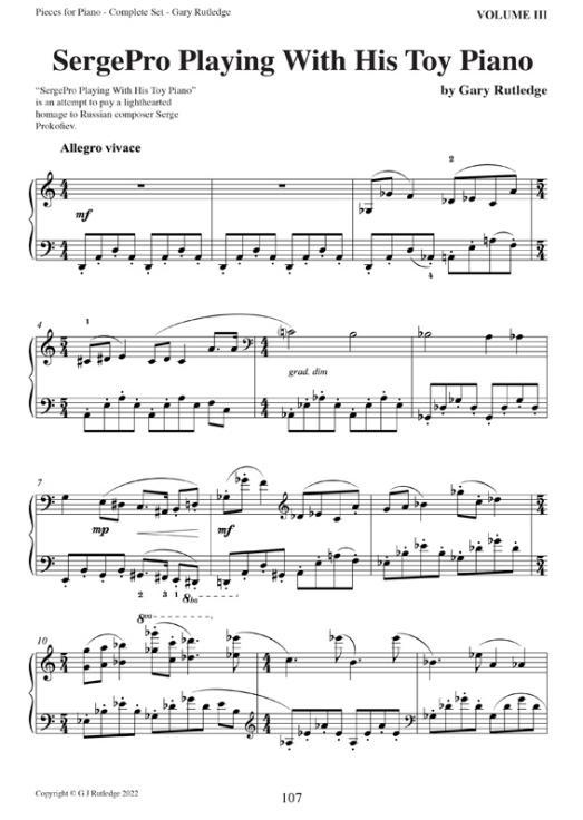 36 PIeces for Piano-Complete Set-107